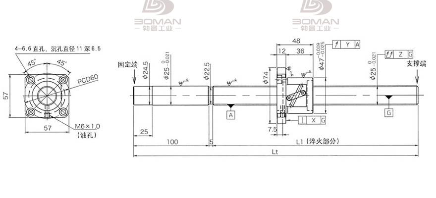 KURODA GG2505DS-AALR-1805A 黑田丝杠代理